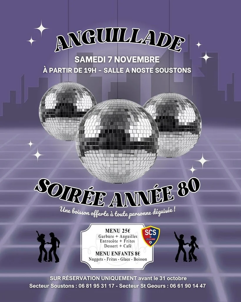 Anguillada y velada Años 80