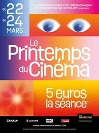 Le Printemps du Cinéma : 5€ la séance (22–24 mars 2026)