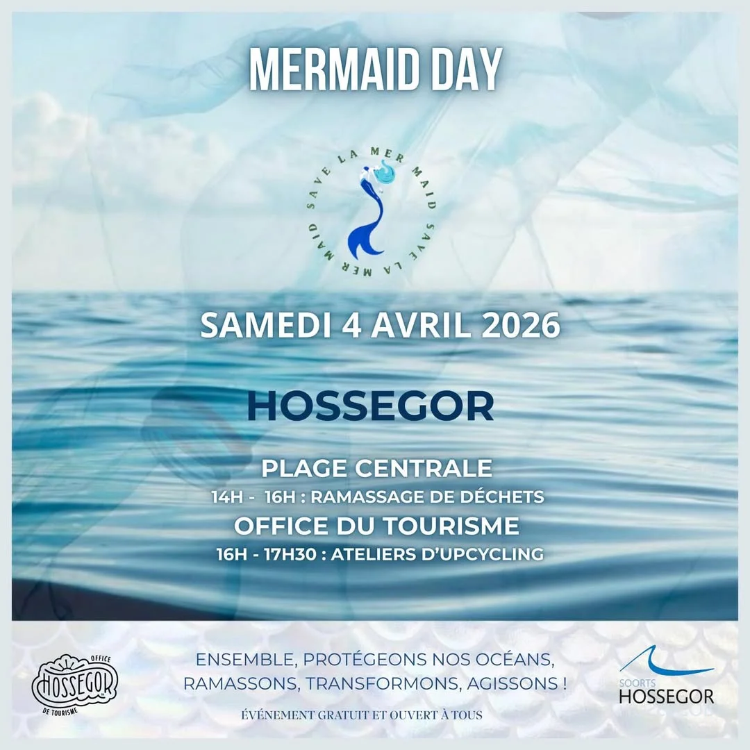 Mermaid Day Hossegor : ramassage de déchets & ateliers d’upcycling