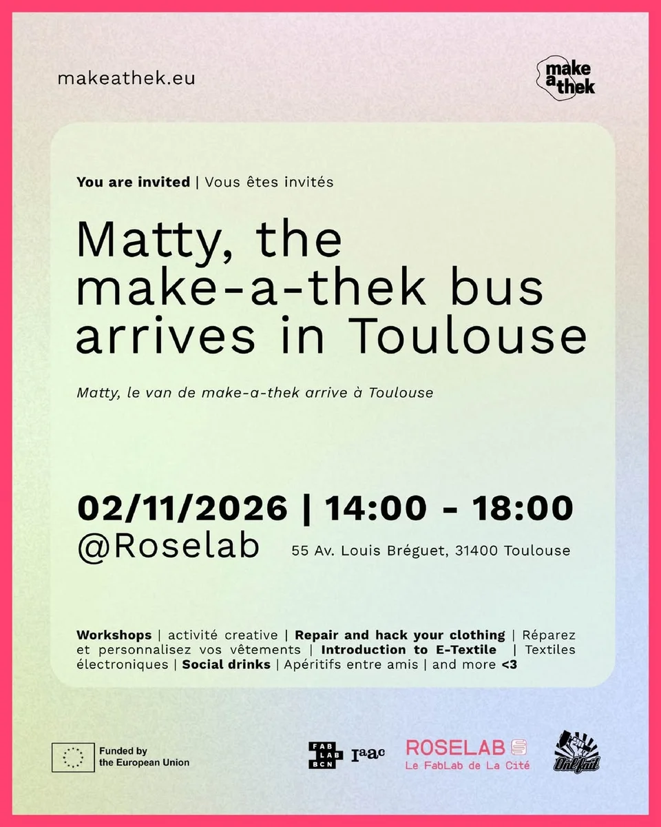 Taller creativo sobre wearables y reparación textil con make-a-thek