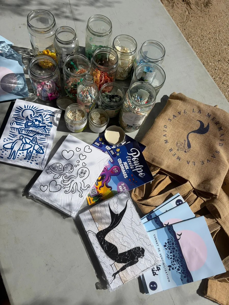 Workshop « From Microplastic Waste to Artwork » by Save la Mermaid