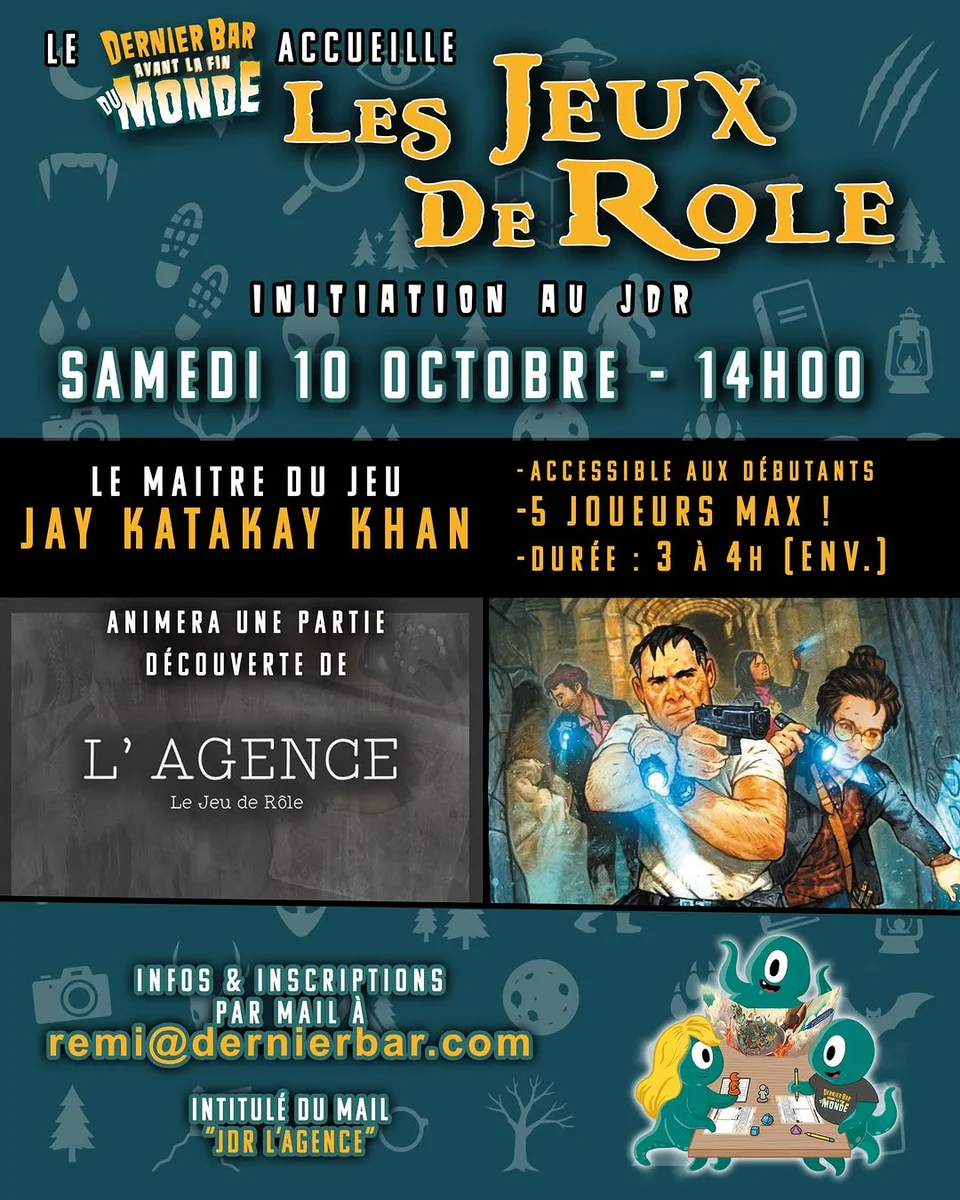 Initiation aux Jeux de Rôle : L'Agence