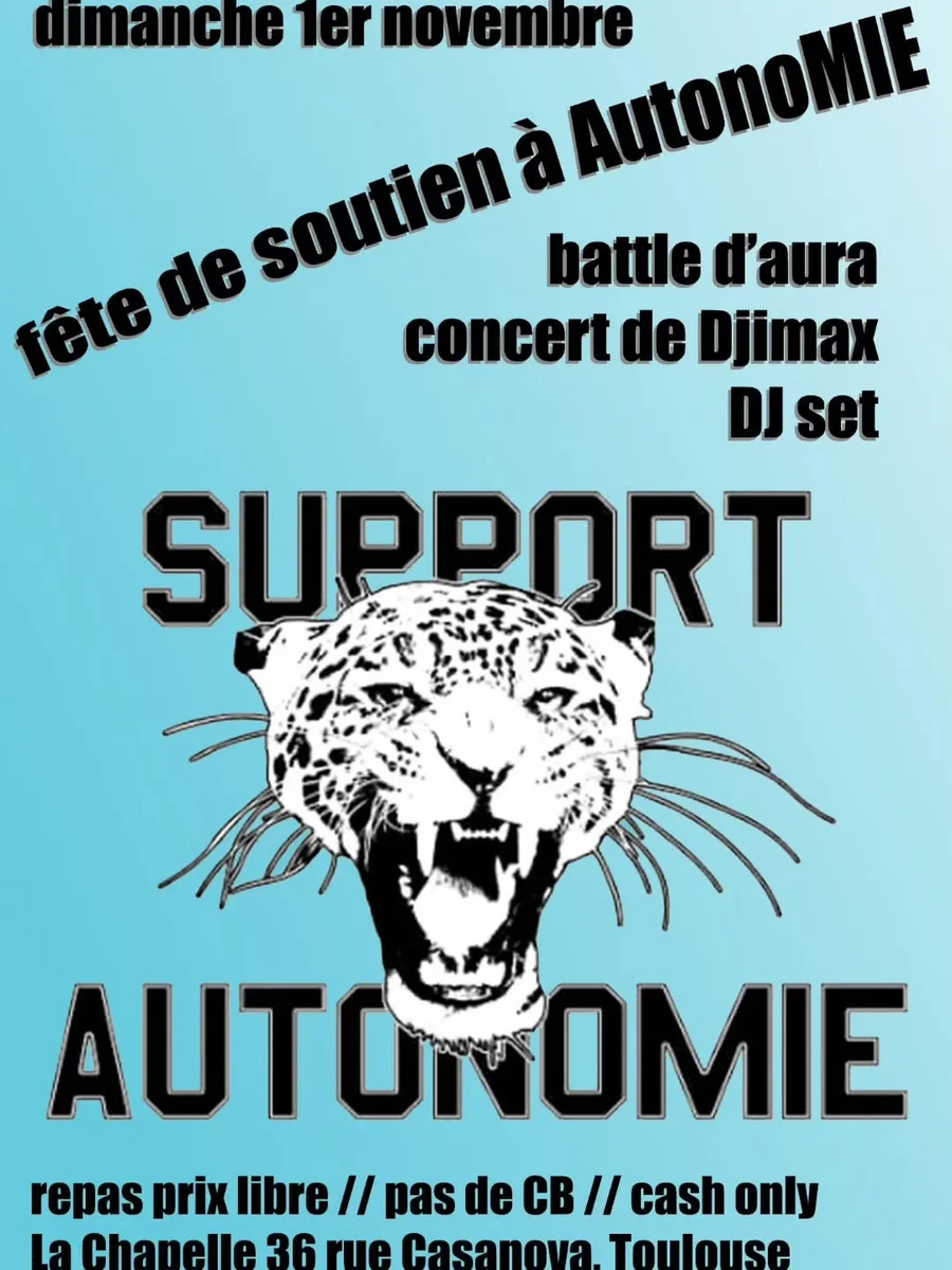 Fête de soutien à AutonoMIE