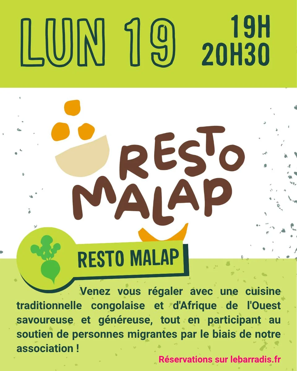 Solidarity meal at Resto Malap