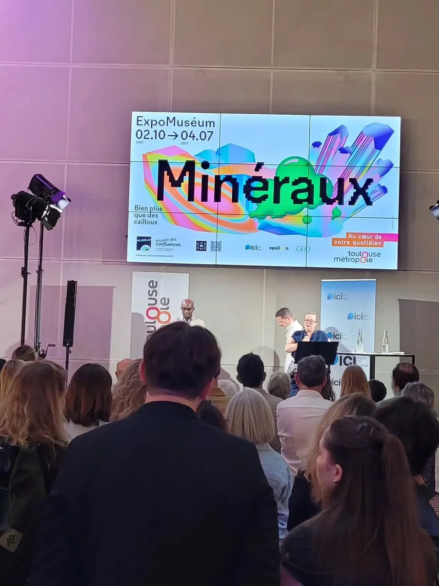 Inauguration de l'exposition « Minéraux, bien plus que des cailloux »