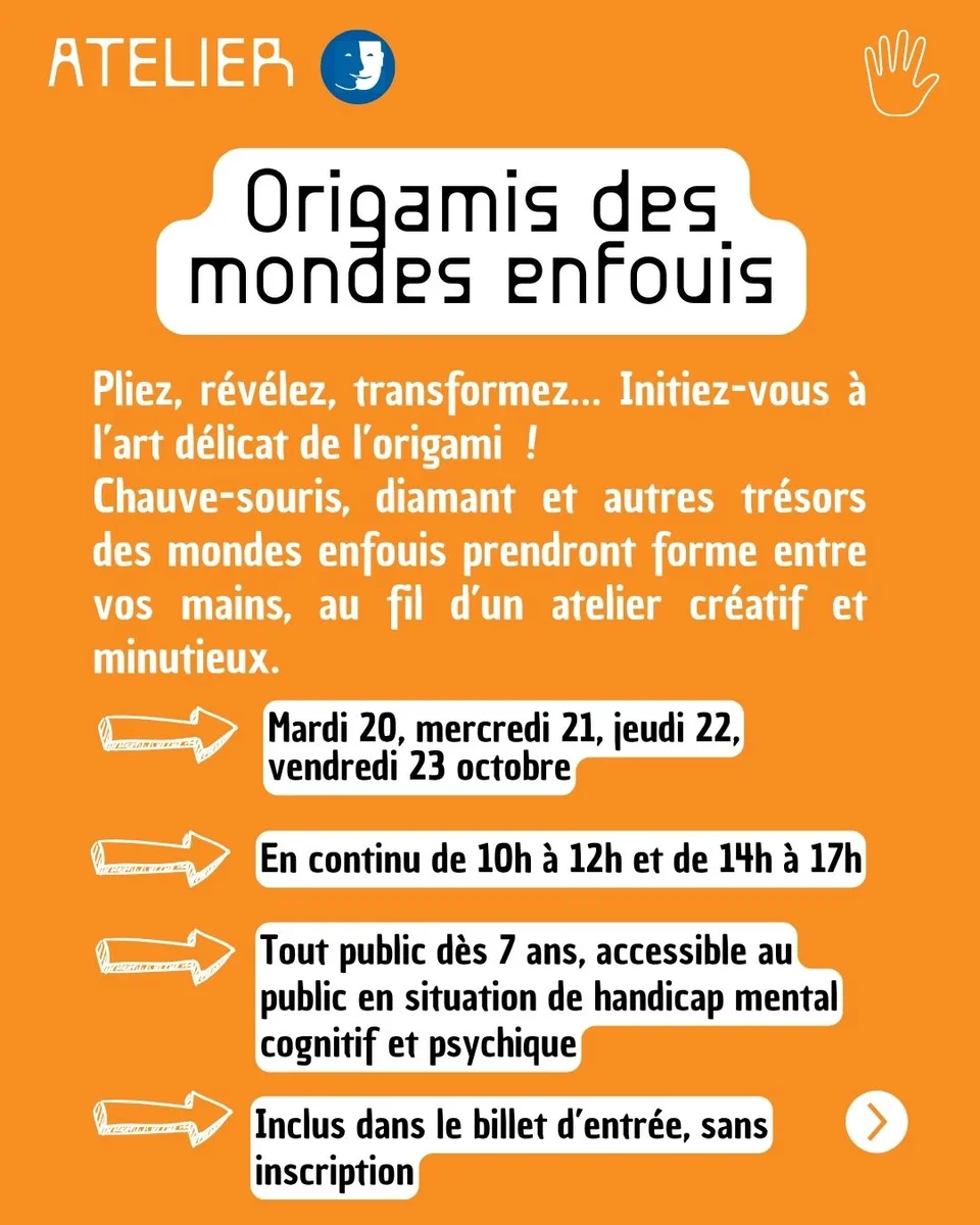 Atelier Origamis des mondes enfouis