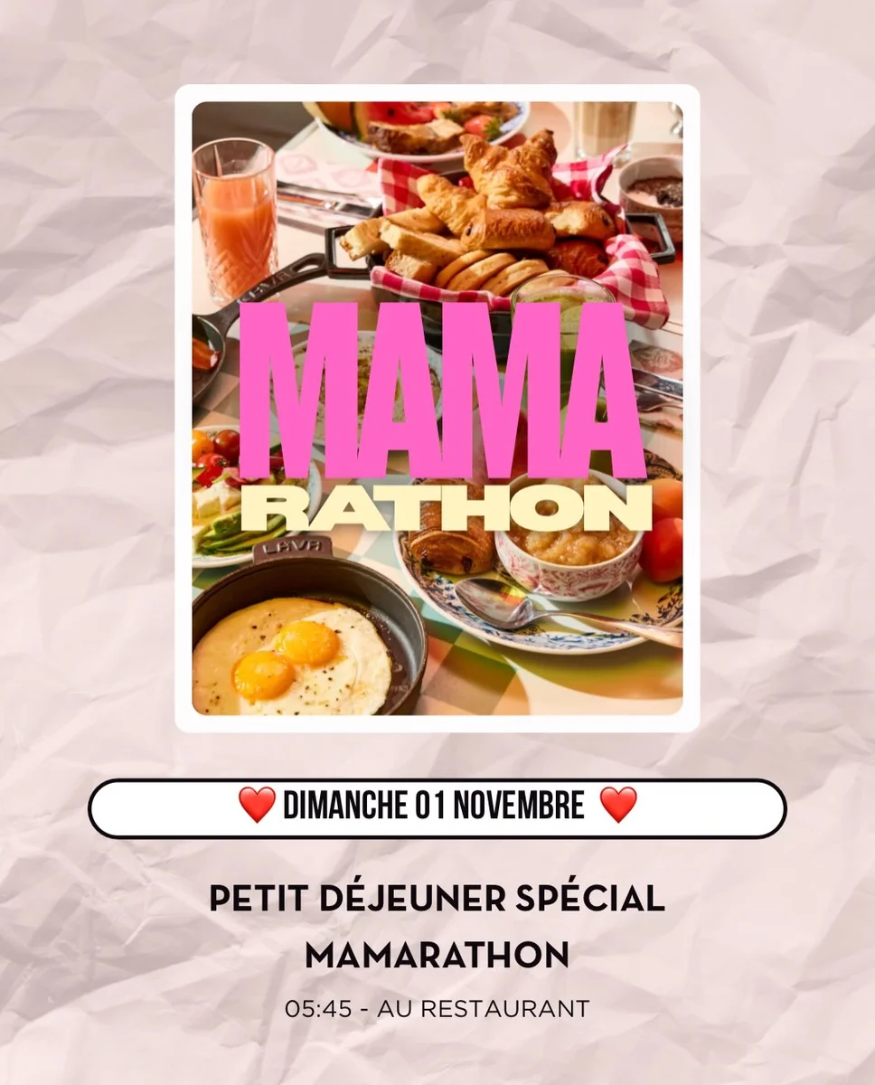 Petit Déjeuner Spécial Mamarathon