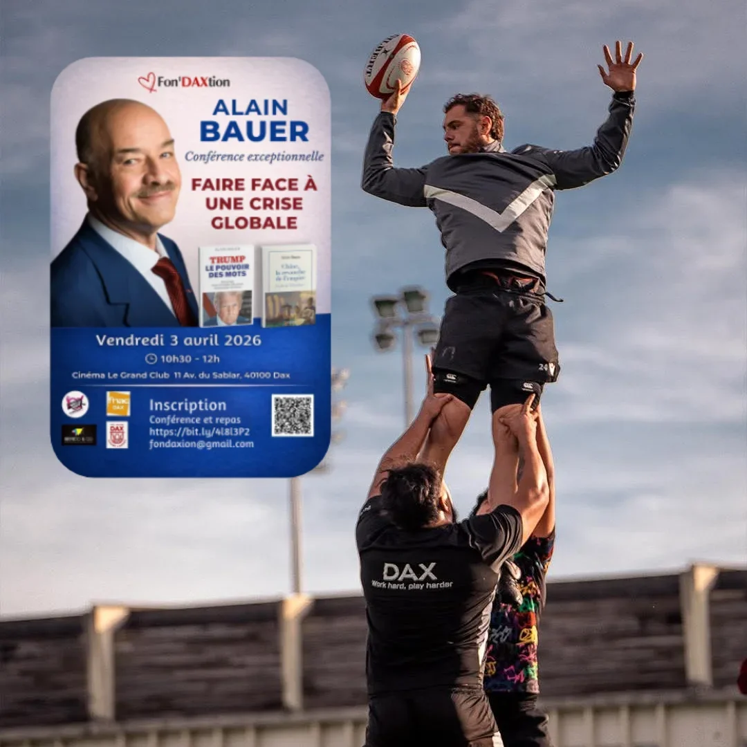 Conferencia de Alain Bauer en Dax – « Afrontar una crisis global »