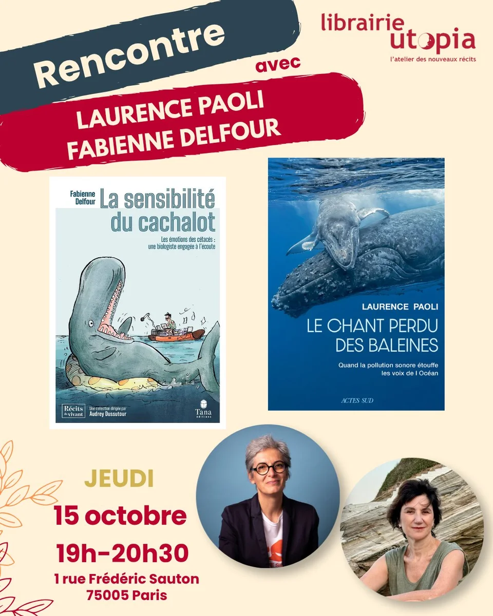 Encuentro con Fabienne Delfour y Laurence Paoli: la sensibilidad de los cetáceos