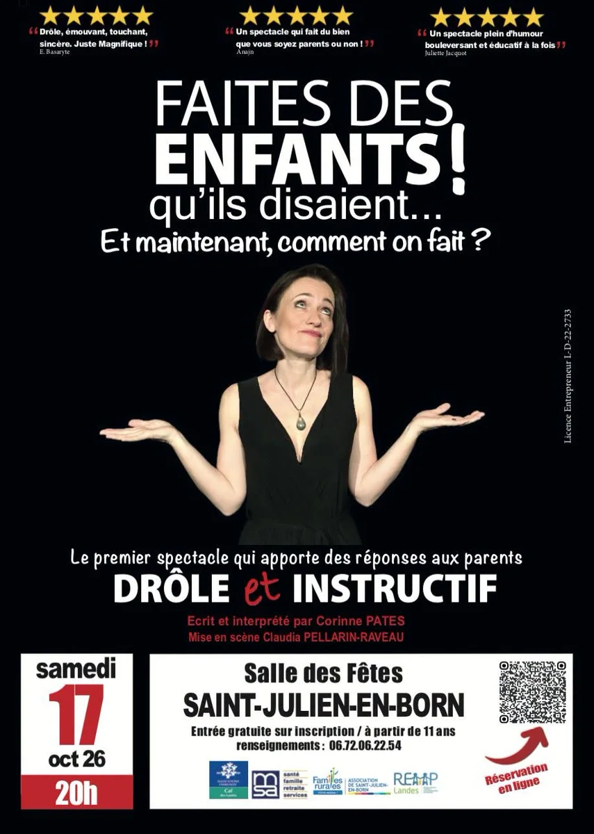 Teatro "Faites des enfants qu'ils disaient..."