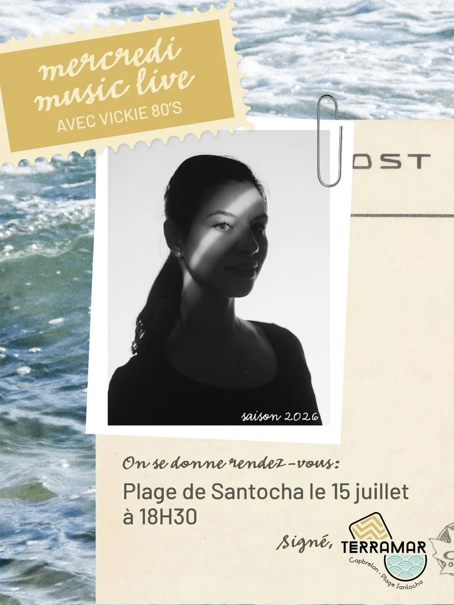 Soirée musicale des années 80 avec Vickie à la Plage de Santoccha