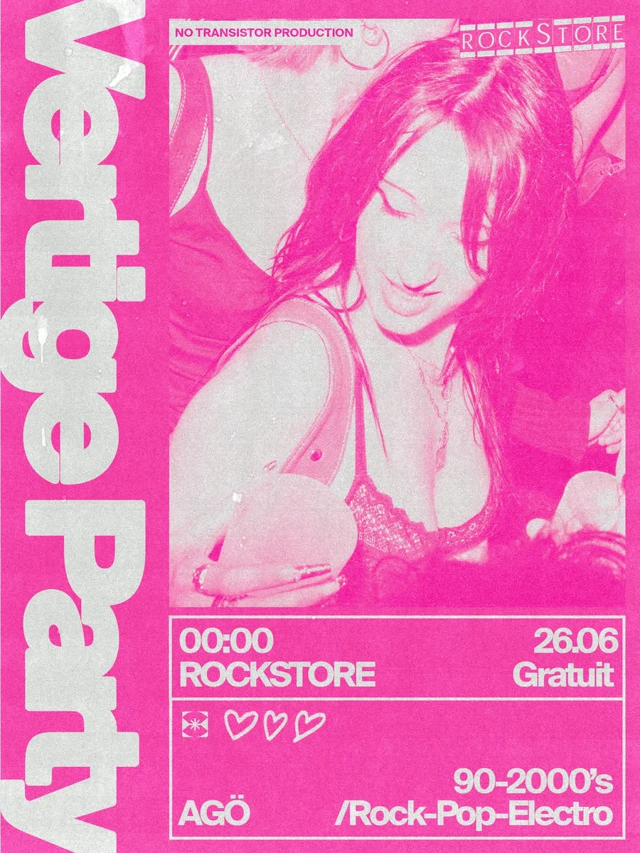 Vertige Party — Nuit 90’s / 2000’s avec AGÖ