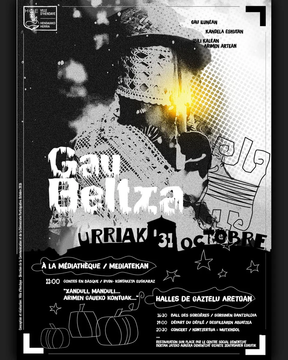 GAU BELTZA 2026 en Hendaya - Noche de las Almas