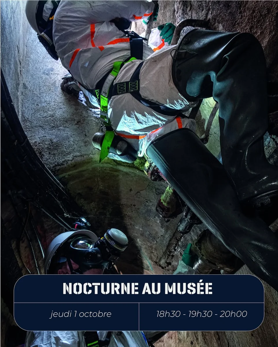 Night at the Paris Sewer Museum