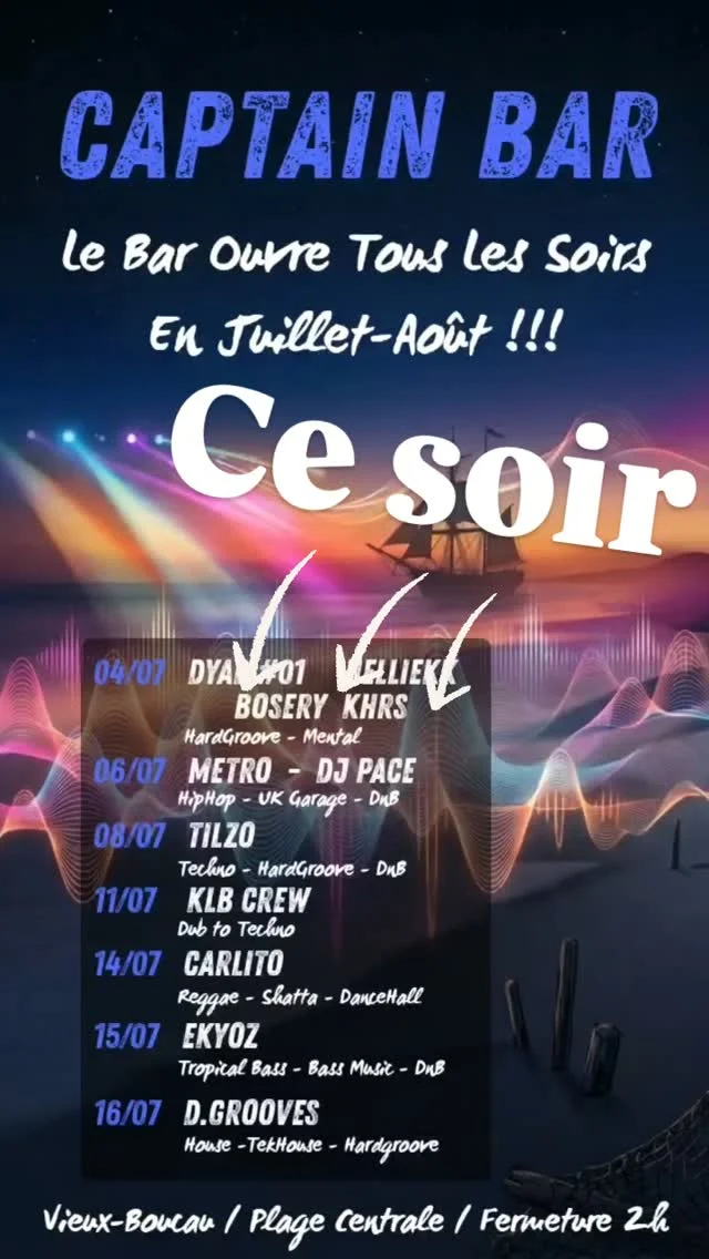 Soirée House & TekHouse avec D.GROOVES au Captain Bar