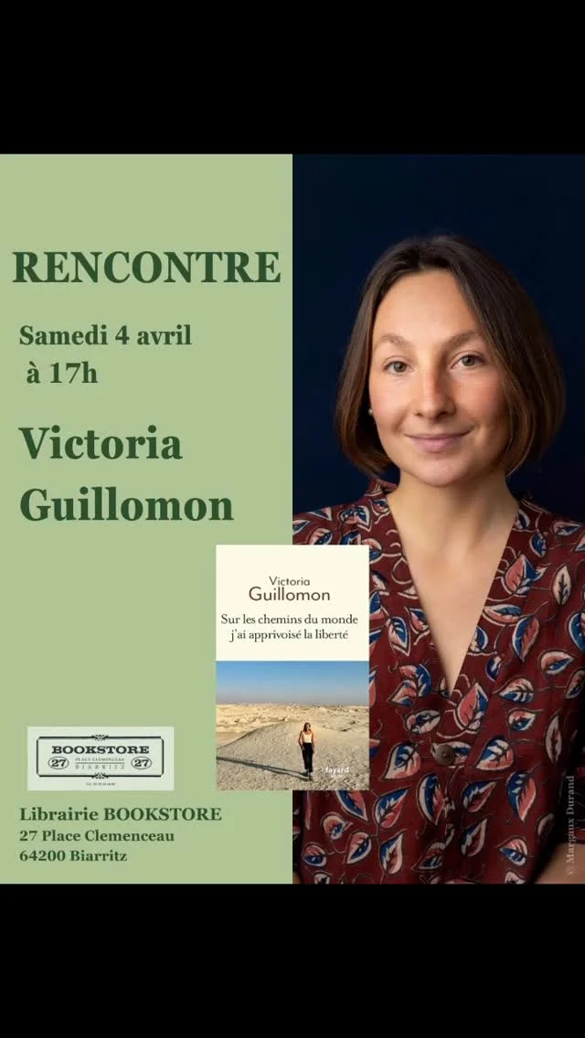 Rencontre & dédicace avec Victoria Guillomon au Bookstore (Biarritz)