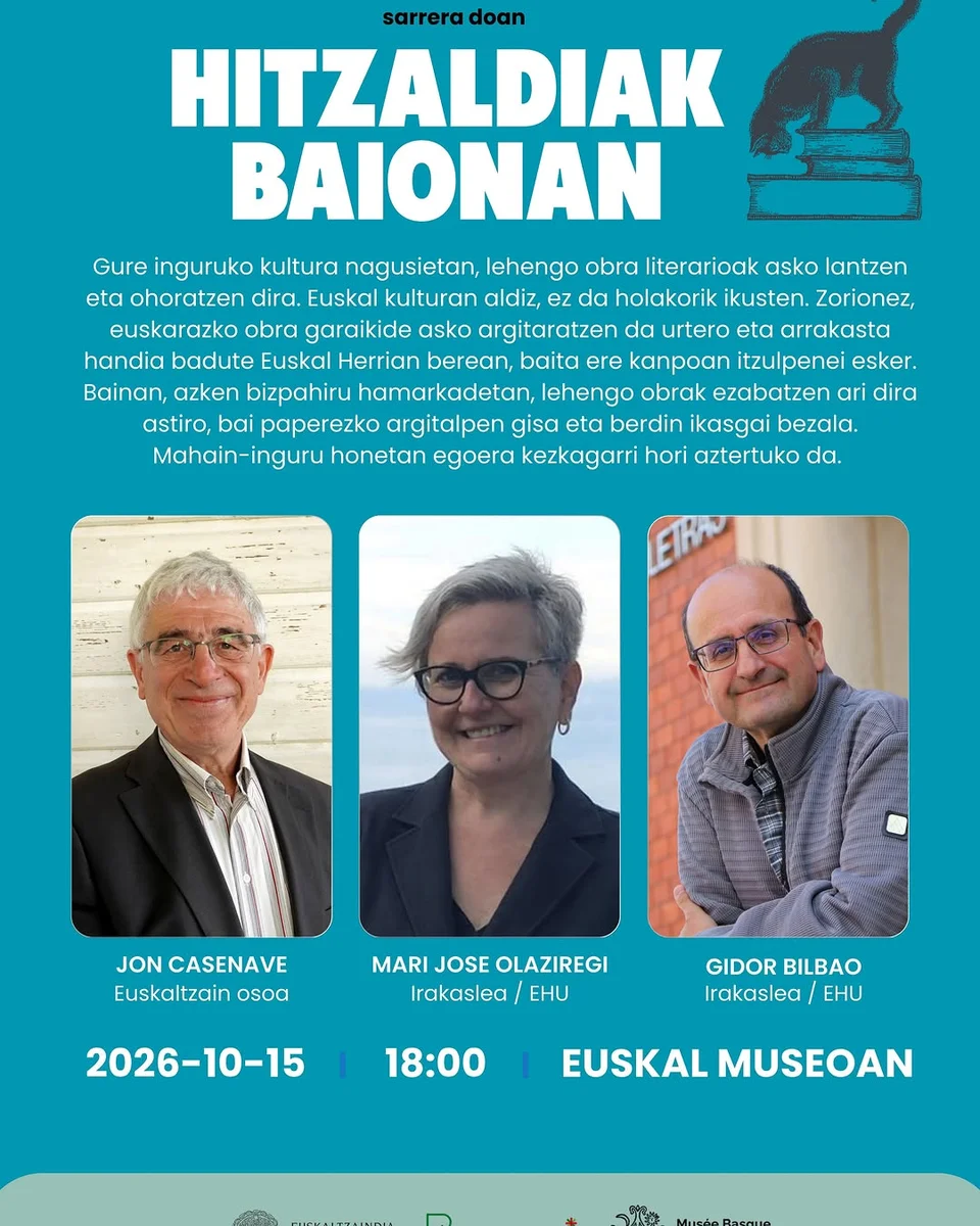 Conférence : Les classiques basques de 1545 à 2000
