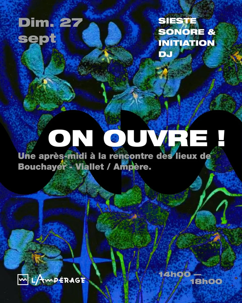Siesta sonora y taller de iniciación DJ en L’Ampérage — Apertura de rentrée en Bouchayer-Ampère