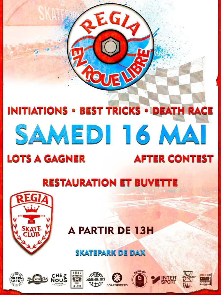 En roue libre — journée skate & contest au Skatepark de Dax