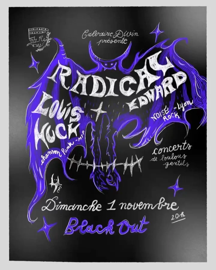 Concierto Calvaire Divin: Radical Edward + Louis Kuck