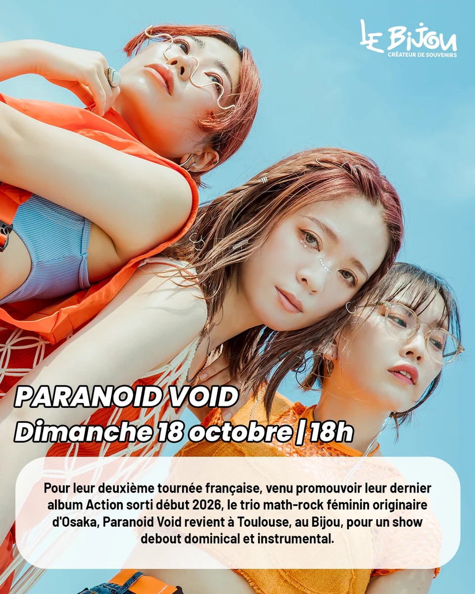 Concert de paranoid void au Bijou Toulouse