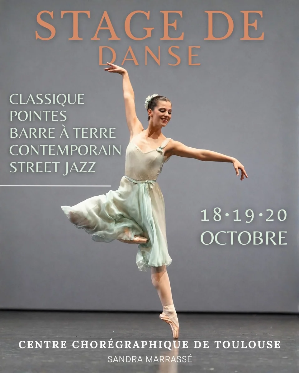Stage de danse - 18, 19, 20 octobre 2026