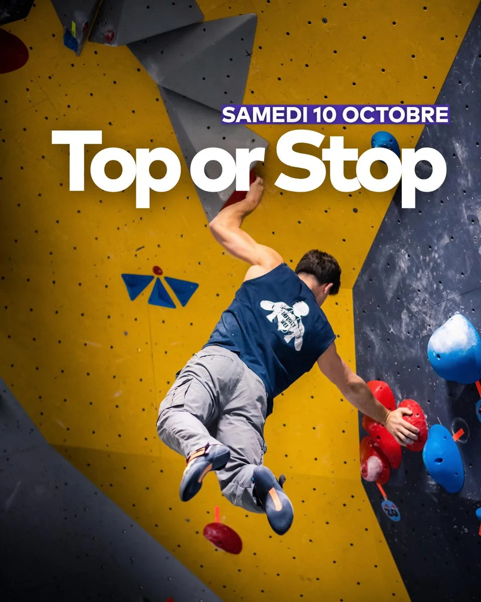 Top or Stop - Compétition d'escalade à Bordeaux