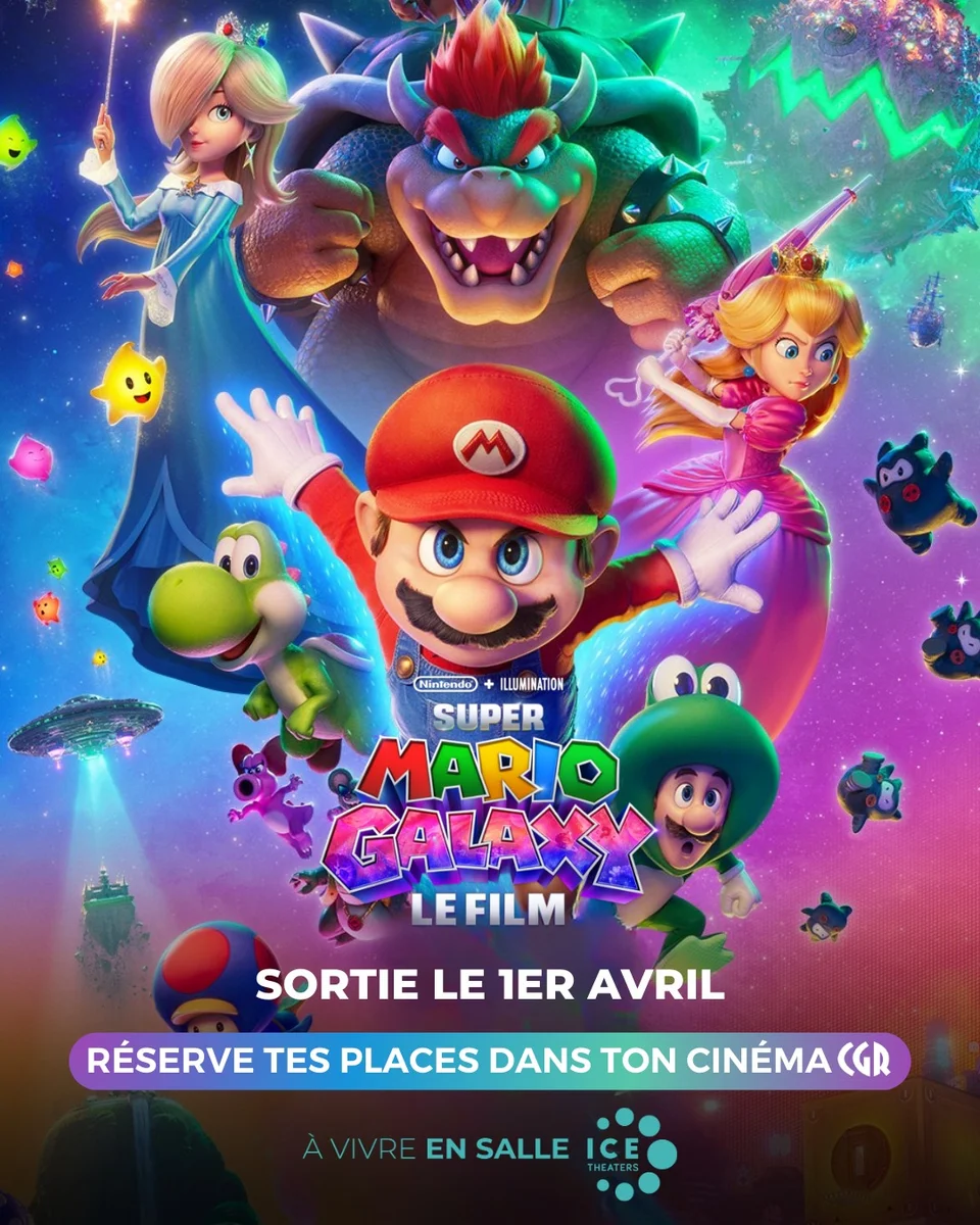 Super Mario Galaxy, le film : sortie en salle Premium ICE (CGR)