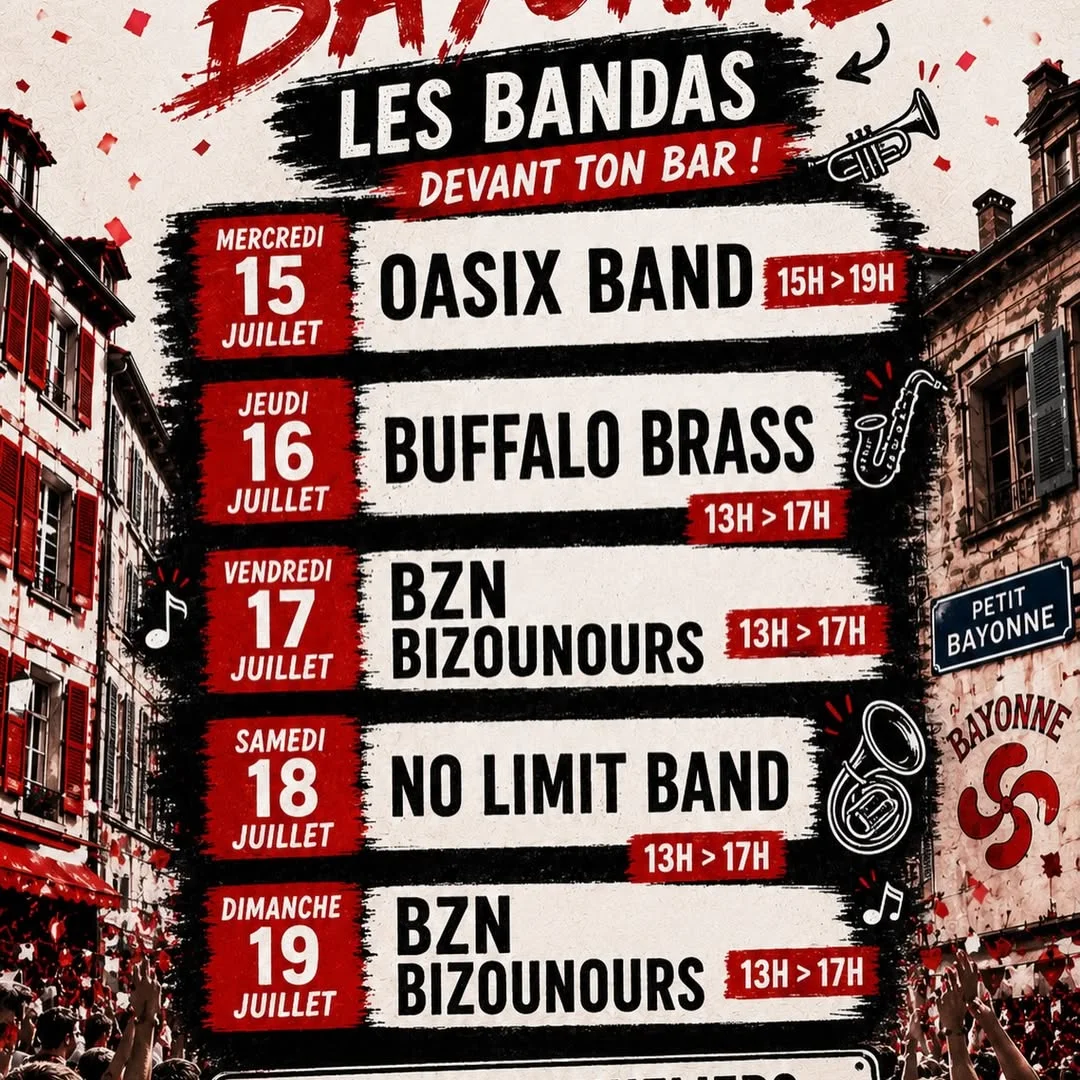 OASIX BAND aux Fêtes de Bayonne