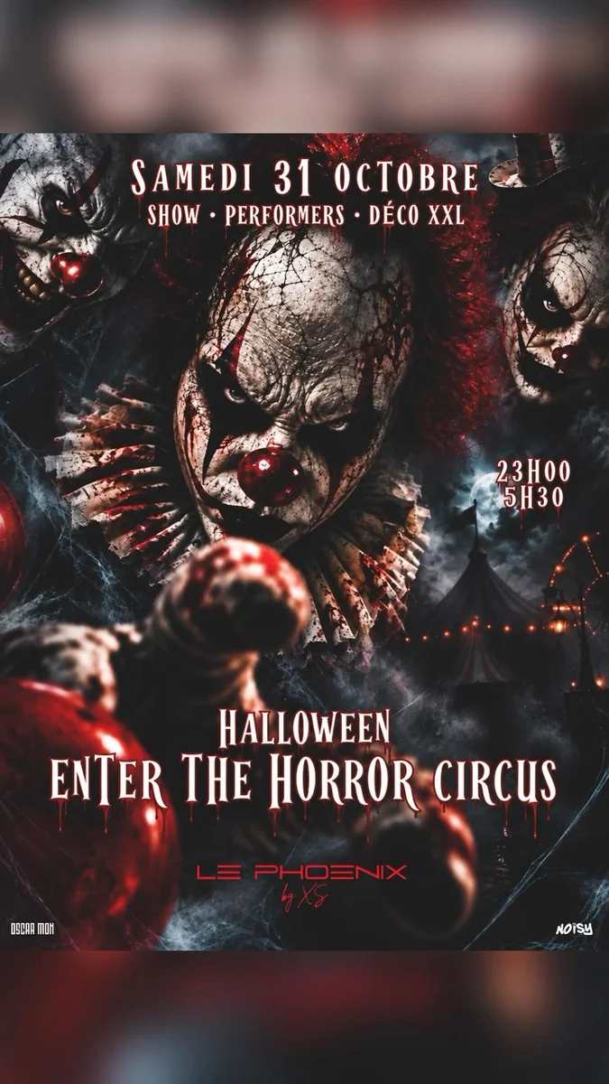 Halloween: Entrar en el Horror Circus en Le Phoenix