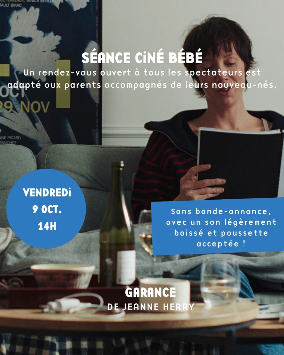 Séance Ciné Bébé - Garance de Jeanne Herry