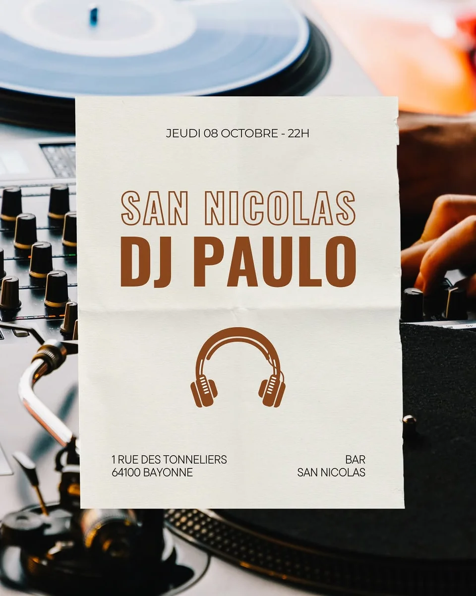 Soirée DJ avec DJ PAULO