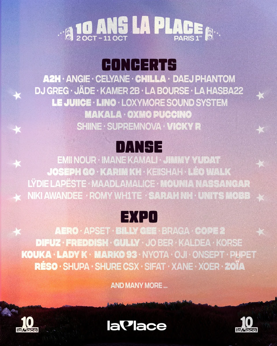 10 ans de La Place — Festival hip-hop