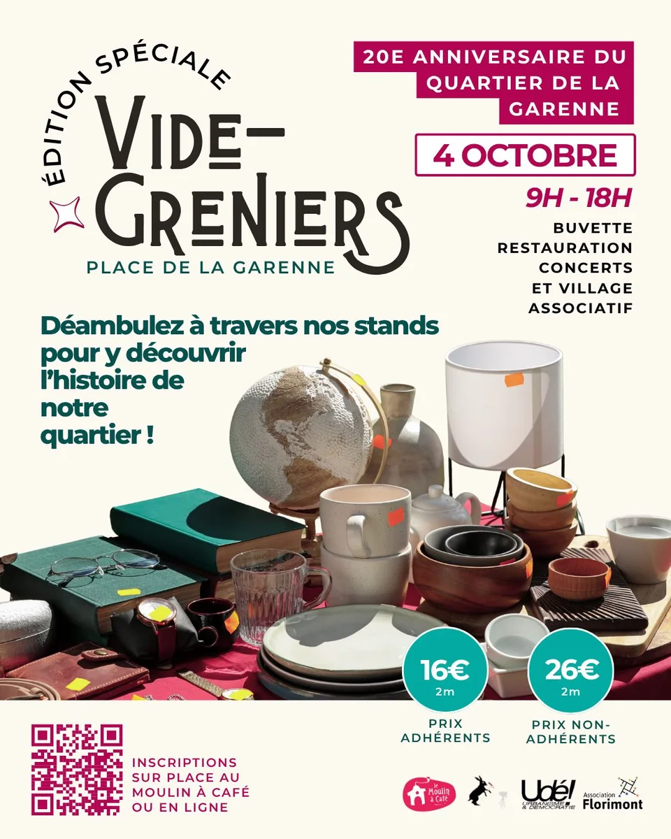 20e Anniversaire du Quartier de la Garenne - Vide-Greniers