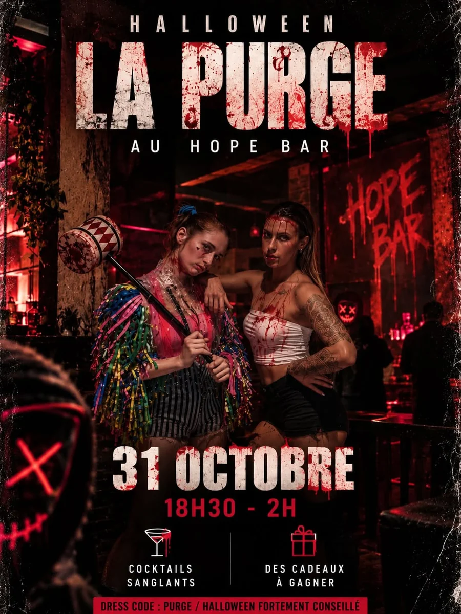 Halloween : La Purge au Hope Bar