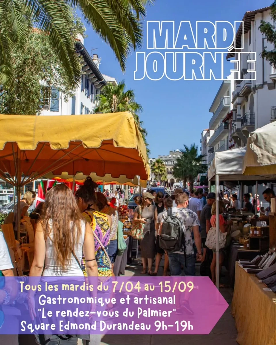 Marché gastronomique et artisanal "Le rendez-vous du Palmier" - Hendaye